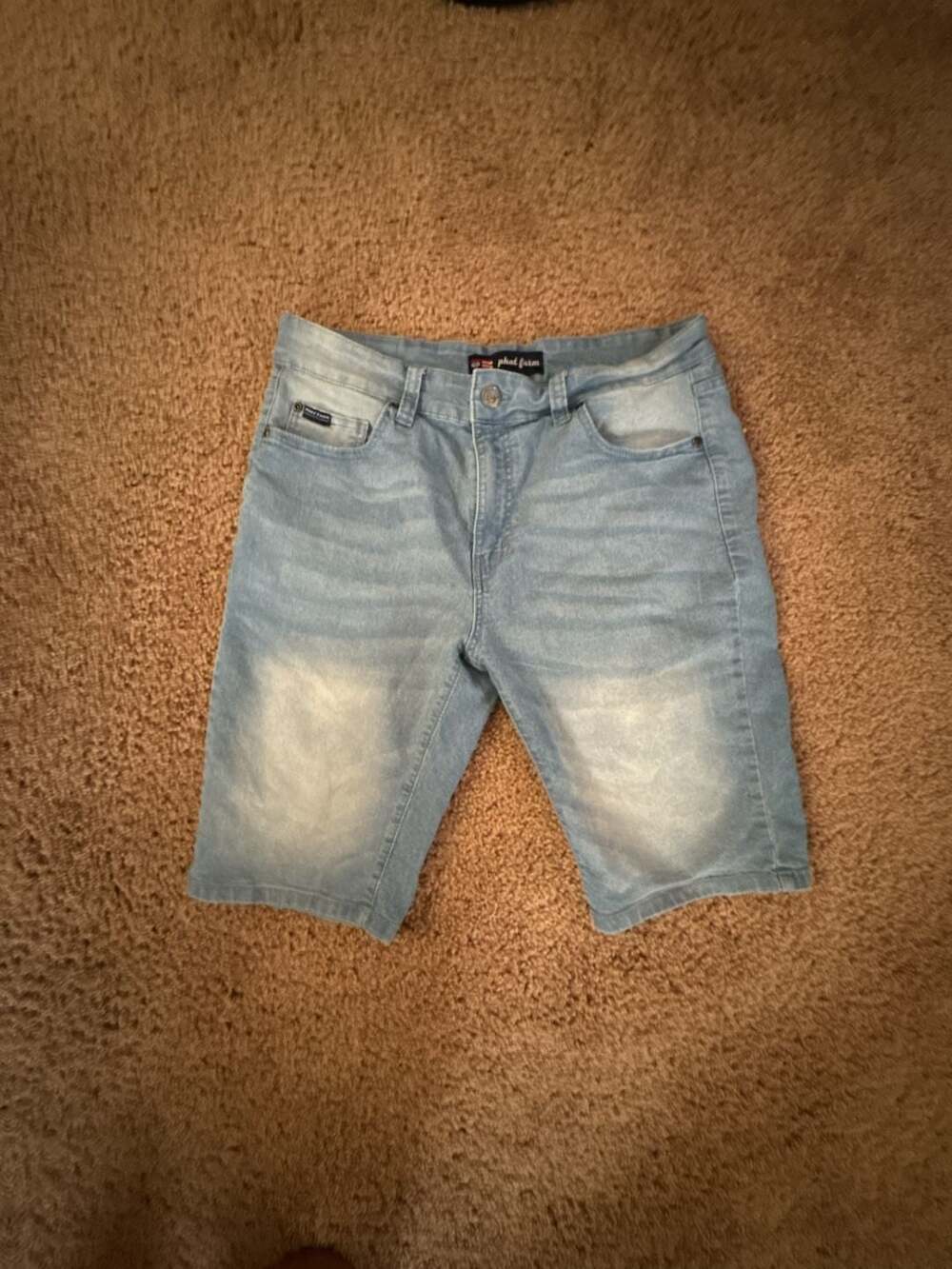 Phat Farm Stretch Denim Shorts Size 34